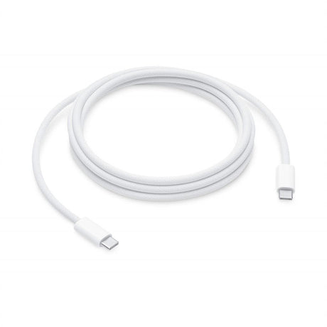 Оригинален Кабел Apple USB-C to USB-C 240W Woven MU2G3ZM/A 2m, Бял (Bulk)