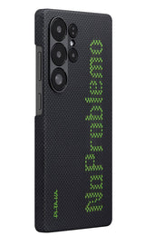 Magsafe Калъф за Samsung S25 Ultra, Pitaka Edge Aries NoProblemo Case, Черен (2)