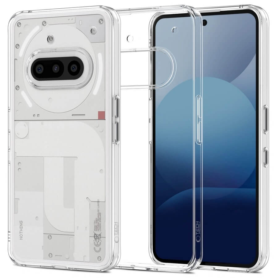 Калъф за Nothing Phone 3A, Tech-Protect FlexAir Hybrid Clear Case, Прозрачен