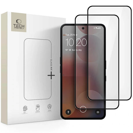 Стъклен Протектор за Nothing Phone 3A Pro/ 3A, Tech-Protect Fit+ FC Glass 2бр., Прозрачен