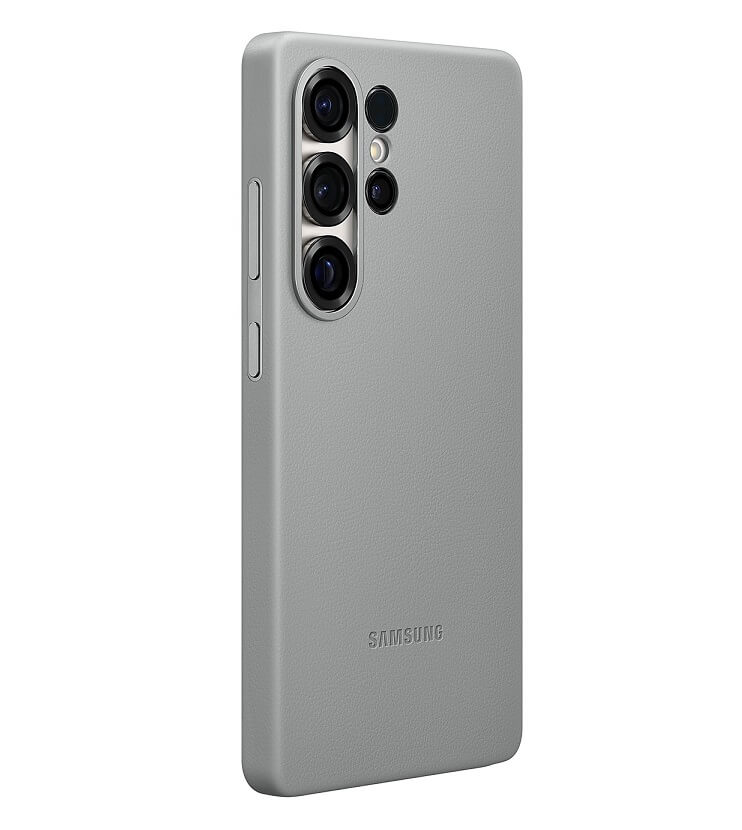 Оригинален Кожен Калъф за Samsung S25 Ultra, Kindsuit Case EF-VS938PJEGWW, Сив (3)