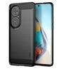 Противоударен Калъф за Huawei P50 Pro, Premium Carbon Case, Черен