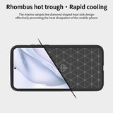 Противоударен Калъф за Huawei P50 Pro, Premium Carbon Case, Черен (6)