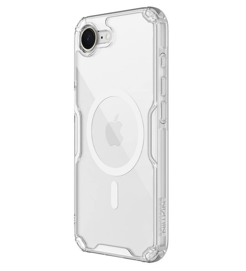 Magsafe Калъф за iPhone 17e/ 16e, Nillkin Nature Pro Case, Прозрачен (2)