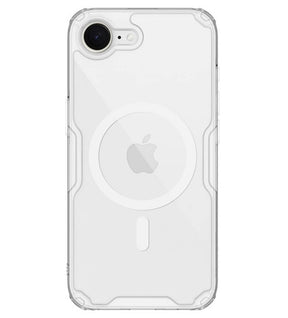 Magsafe Калъф за iPhone 17e/ 16e, Nillkin Nature Pro Case, Прозрачен