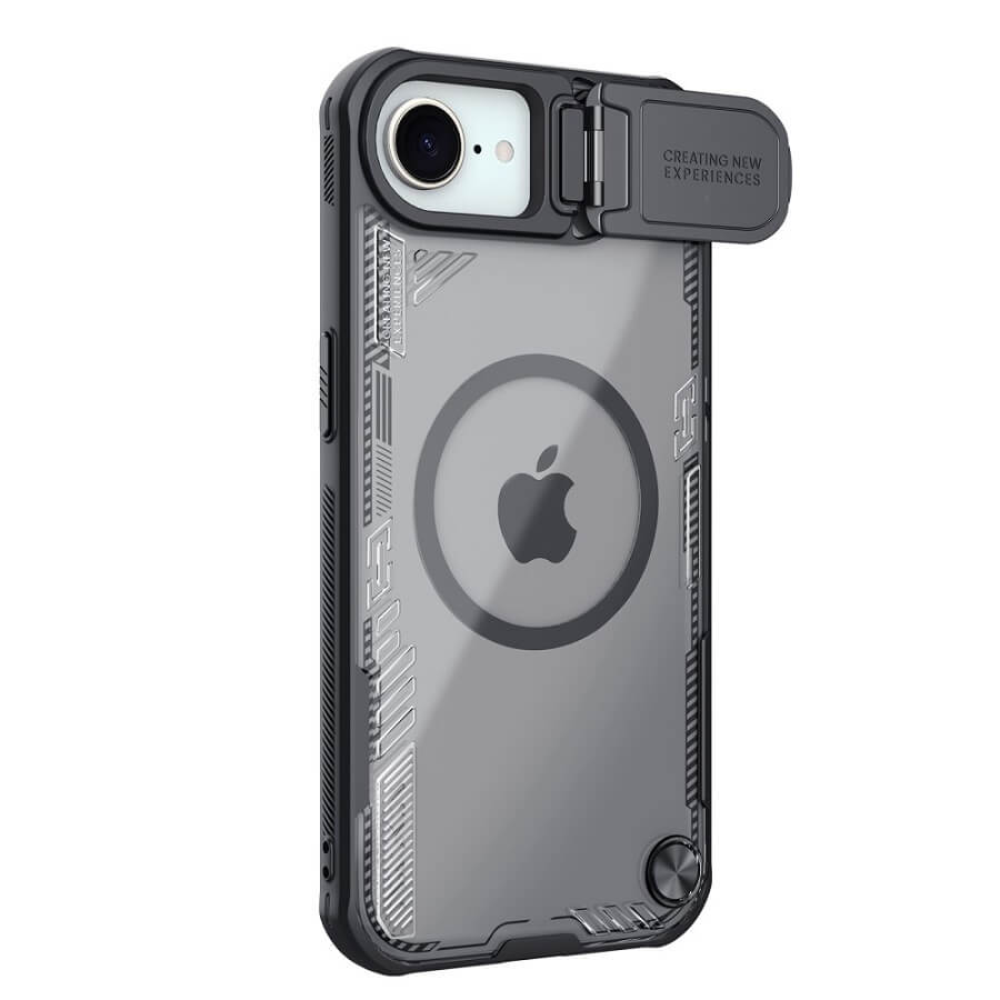 Magsafe Калъф за iPhone 17e/ 16e Nillkin Iceblade Prop Case, Черен (3)