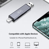 USB и Card Reader за iPhone/iPad/Mac (Lightning), Сив (6)