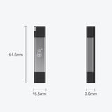 USB и Card Reader за iPhone/iPad/Mac (Lightning), Сив (10)