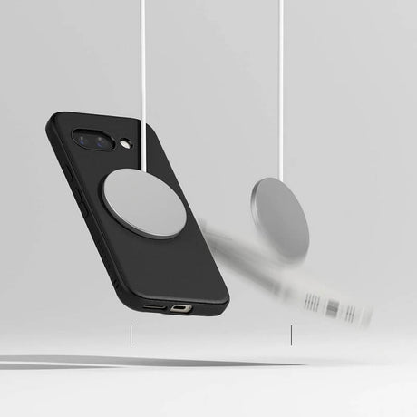 Magsafe Силиконов Калъф за Google Pixel 9А, Ringke Onyx Case, Черен (4)