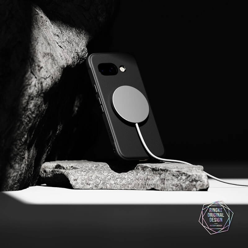 Magsafe Силиконов Калъф за Google Pixel 9А, Ringke Onyx Case, Черен (6)