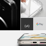Magsafe Калъф за Google Pixel 9A, Ringke Fusion Magnetic Case, Прозрачен (5)