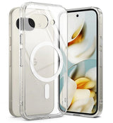 Magsafe Калъф за Google Pixel 9A, Ringke Fusion Magnetic Case, Прозрачен