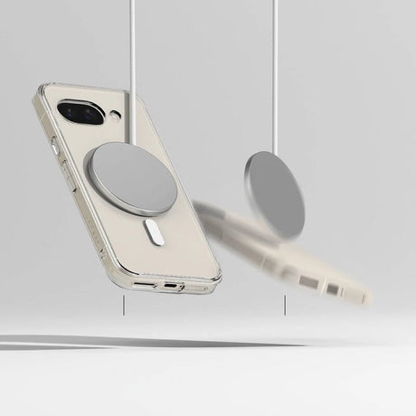 Magsafe Калъф за Google Pixel 9A, Ringke Fusion Magnetic Case, Прозрачен (4)