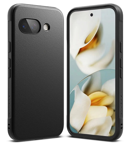 Противоударен Силиконов Калъф за Google Pixel 9A, Ringke Onyx Case, Черен (2)