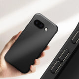 Противоударен Силиконов Калъф за Google Pixel 9A, Ringke Onyx Case, Черен (4)