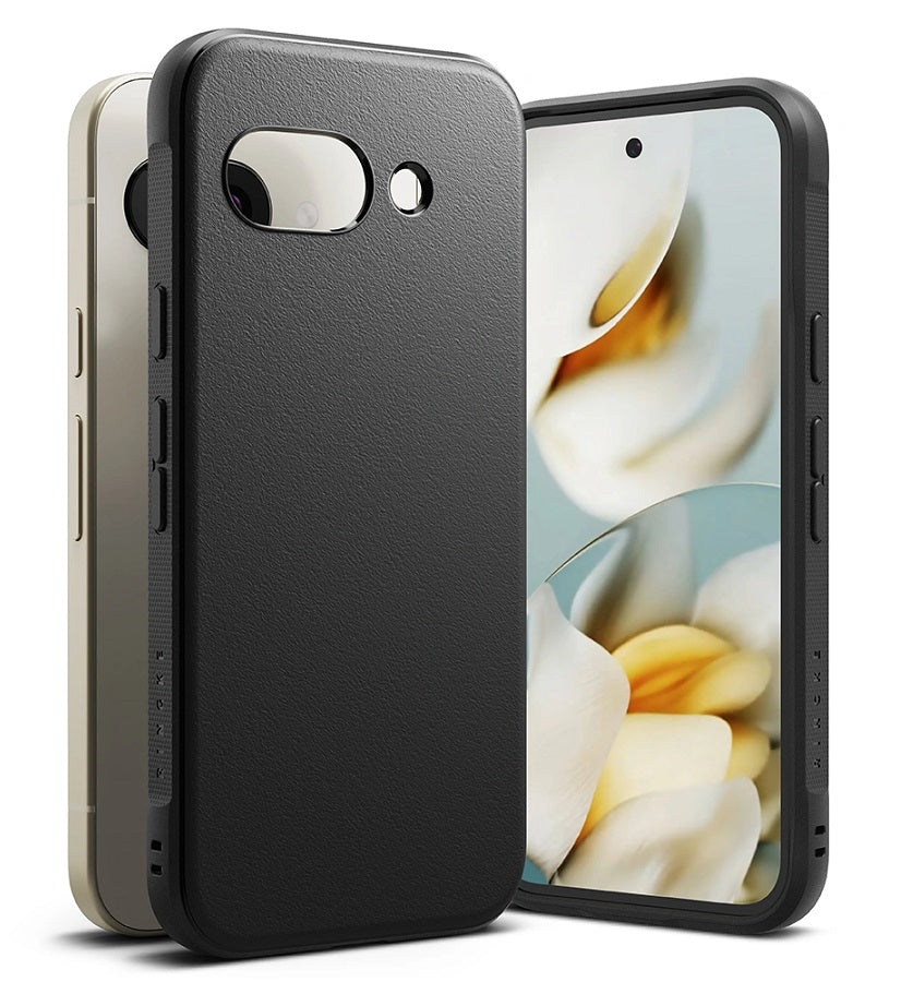 Противоударен Силиконов Калъф за Google Pixel 9A, Ringke Onyx Case, Черен