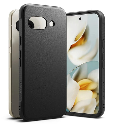 Противоударен Силиконов Калъф за Google Pixel 9A, Ringke Onyx Case, Черен