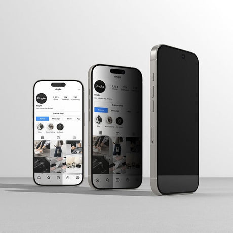 Затъмняващ Протектор за Samsung S25, Ringke Privacy Easy Slide Glass 2бр., Черен (3)