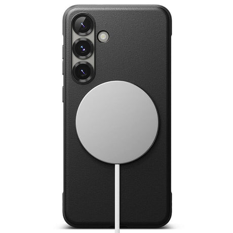 Magsafe Силиконов Калъф за Samsung S25 Plus, Ringke Onyx Case, Черен (3)