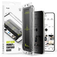 Затъмняващ Протектор за Samsung S25 Plus, Ringke Privacy Easy Slide Glass 2бр., Черен