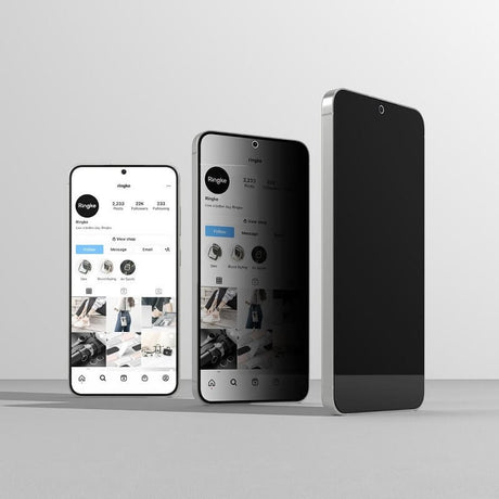 Затъмняващ Протектор за Samsung S25 Plus, Ringke Privacy Easy Slide Glass 2бр., Черен (3)