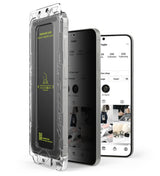 Затъмняващ Протектор за Samsung S25 Plus, Ringke Privacy Easy Slide Glass 2бр., Черен (2)