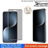Затъмняващ Протектор за Honor Magic 7 Pro, Imak Privacy Anti-Spy Glass, Черен (4)