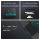 Калъф с Клавиатура за Xiaomi Redmi Pad 1/2 Pro 12.1, Keyboard Leather Case, Черен (4)