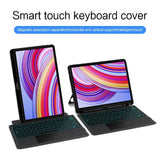 Калъф с Клавиатура за Xiaomi Redmi Pad 1/2 Pro 12.1, Keyboard Leather Case, Черен (3)