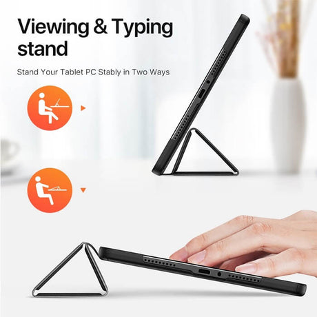 Калъф с Pen Поставка за Xiaomi Redmi Pad 1/2 Pro 12.1, Dux Ducis Domo Case, Черен (3)