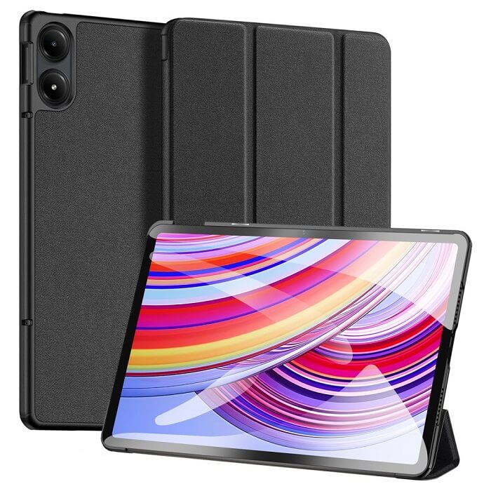 Калъф с Pen Поставка за Xiaomi Redmi Pad 1/2 Pro 12.1, Dux Ducis Domo Case, Черен