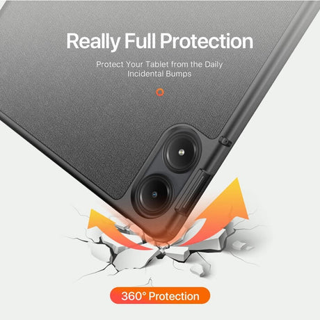Калъф с Pen Поставка за Xiaomi Redmi Pad 1/2 Pro 12.1, Dux Ducis Domo Case, Черен (8)