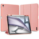 Калъф с Pen Поставка за iPad Air 13" M4/ M3/ M2, Dux Ducis Domo Case, Розов (2)