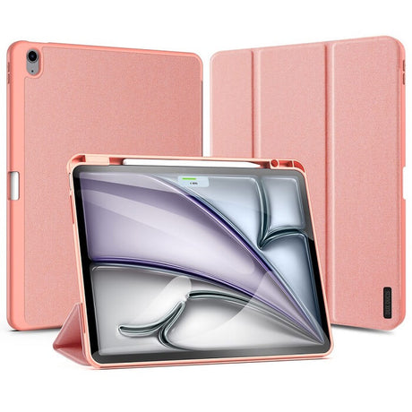 Калъф с Pen Поставка за iPad Air 13" M4/ M3/ M2, Dux Ducis Domo Case, Розов (2)