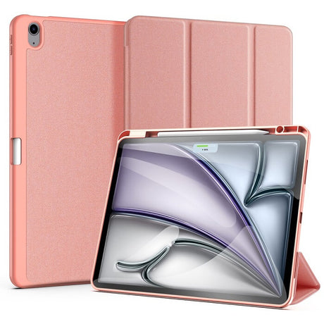 Калъф с Pen Поставка за iPad Air 13" M4/ M3/ M2, Dux Ducis Domo Case, Розов