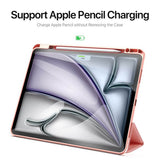 Калъф с Pen Поставка за iPad Air 13" M4/ M3/ M2, Dux Ducis Domo Case, Розов (3)
