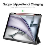 Калъф с Pen Поставка за iPad Air 13" M4/ M3/ M2, Dux Ducis Domo Case, Черен (3)