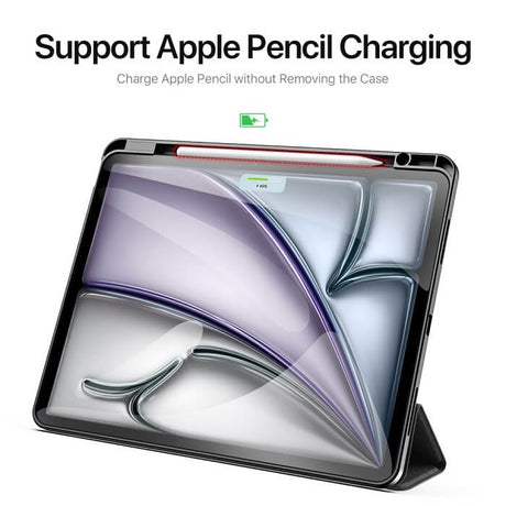 Калъф с Pen Поставка за iPad Air 13" M4/ M3/ M2, Dux Ducis Domo Case, Черен (3)