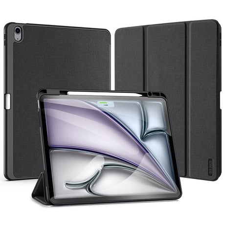 Калъф с Pen Поставка за iPad Air 13" M4/ M3/ M2, Dux Ducis Domo Case, Черен (2)