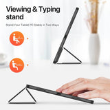 Калъф с Pen Поставка за iPad Air 13" M4/ M3/ M2, Dux Ducis Domo Case, Черен (5)