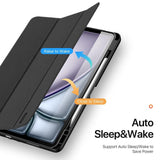 Калъф с Pen Поставка за iPad Air 13" M4/ M3/ M2, Dux Ducis Domo Case, Черен (9)