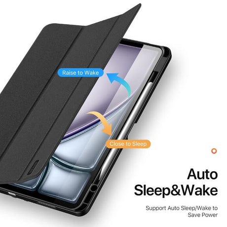 Калъф с Pen Поставка за iPad Air 13" M4/ M3/ M2, Dux Ducis Domo Case, Черен (9)