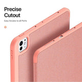 Калъф с Pen Поставка за iPad Pro 13 2025-2024, Dux Ducis Domo Case, Розов (7)