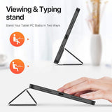 Калъф с Pen Поставка за iPad Pro 13 2025-2024, Dux Ducis Domo Case, Черен (5)