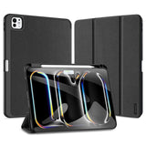 Калъф с Pen Поставка за iPad Pro 13 2025-2024, Dux Ducis Domo Case, Черен (2)
