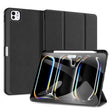 Калъф с Pen Поставка за iPad Pro 13 2025-2024, Dux Ducis Domo Case, Черен
