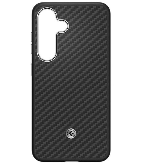 Magsafe Калъф за Samsung S25 Plus, Spigen Enzo Aramid Case, Черен