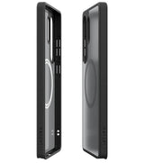 Magsafe Калъф за Samsung S25 Ultra, Spigen Capella Magnet Case, Черен (4)