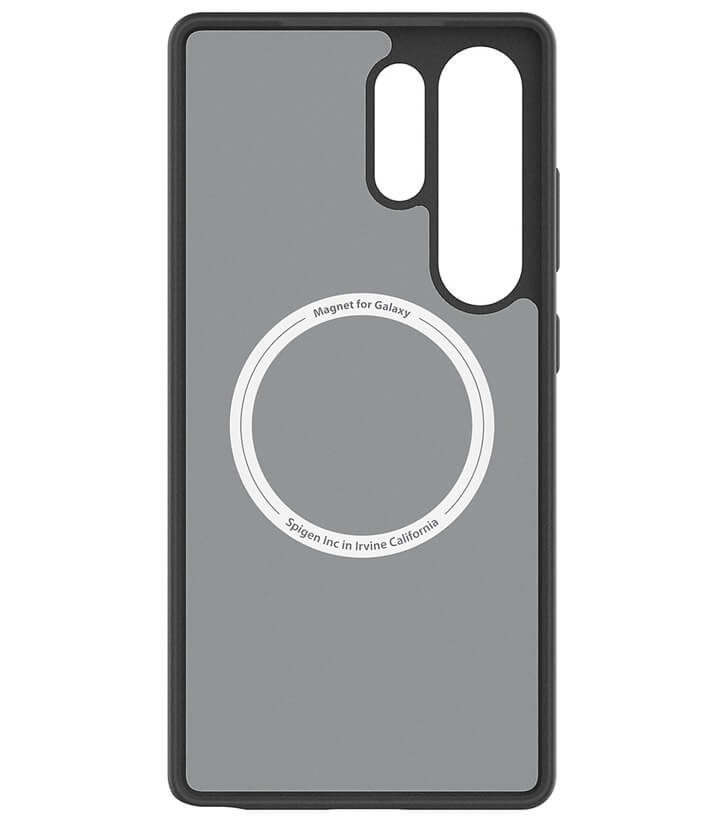 Magsafe Калъф за Samsung S25 Ultra, Spigen Capella Magnet Case, Черен (5)