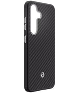 Magsafe Калъф за Samsung S25, Spigen Enzo Aramid Case, Черен (2)